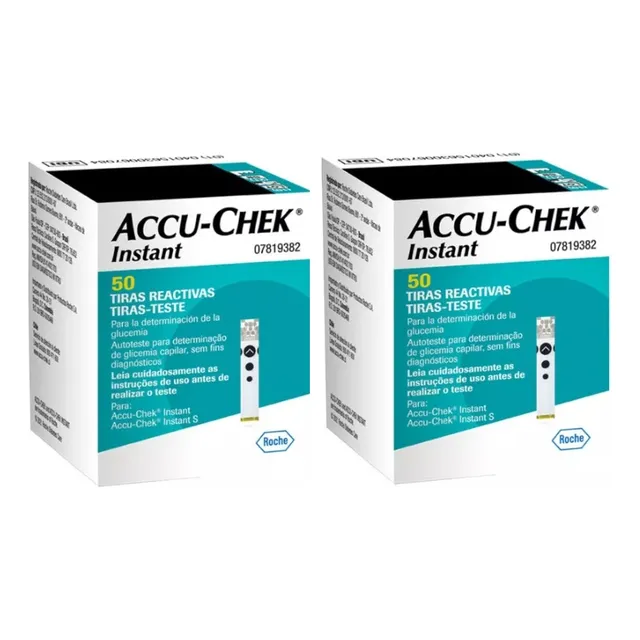 100 Tiras Reactivas Accu Chek Instant // Cintas