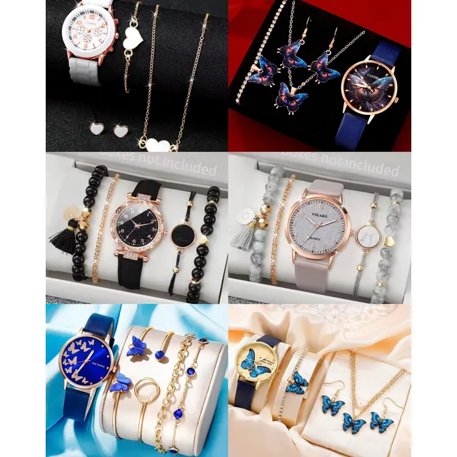Reloj De Dama Con Accesorios