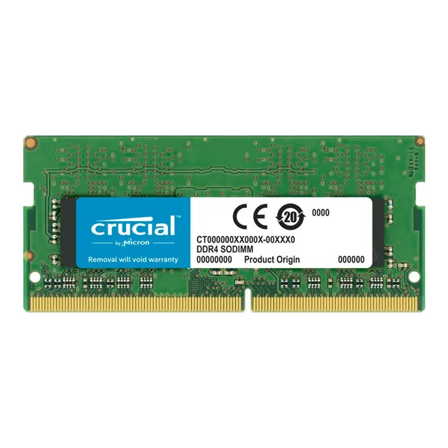 Memoria RAM gamer color verde 32GB 1 Crucial CT32G4SFD832A