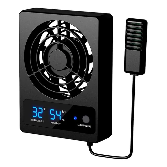 Ventilador Inteligente Para Acuarios De Reptiles Con Pantall