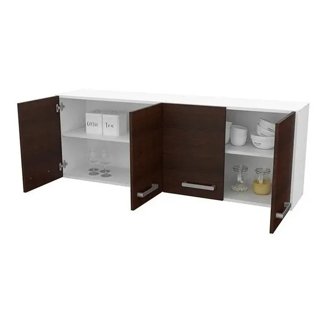 Alacena Gabinete Para Colgar Cocina 1,40 Mt. Chocolate