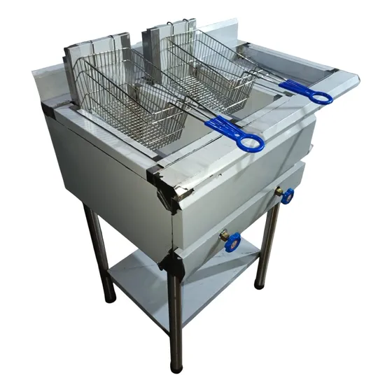 Freidora Industrial A Gas De Papas Pollo