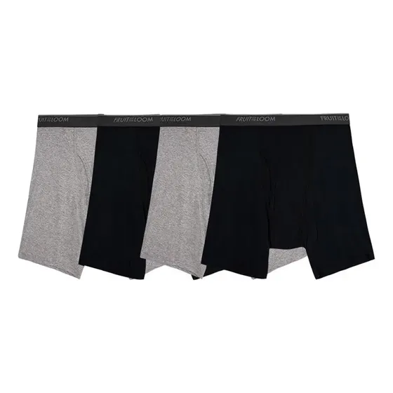 Bóxer Trunk Algodón Fruit Of The Loom Multicolor 4pz Hombre