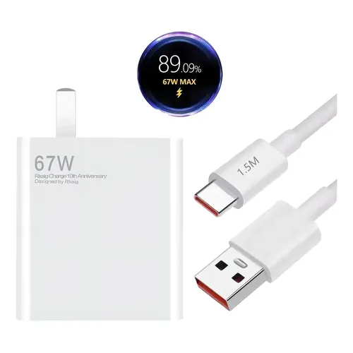 90W Para Turbo Cargador Rápido Con USB C Cable 1M Para Xiaomi 15 14 13 Ultra Para Poco F8 F6 X7 Pro Cargador Rápido Carga Para Turbo Cable USB Tipo C Para Xiaomi Redmi Note 15 14 13 12 11 10 Pro 15C