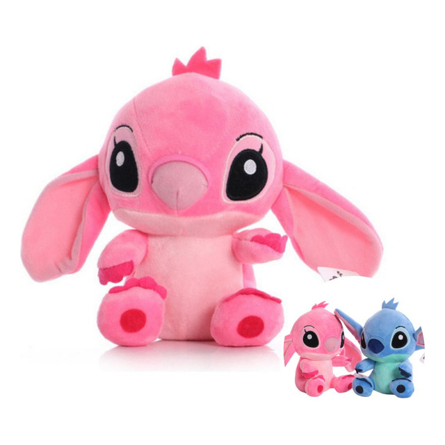 Boneco De Pelucia Lilo Stitch 20cm Personagem Ursinho Cor Rosa Boneco De Pelucia Lilo Stitch 20cm Personagem Ursinho Cor Rosa
