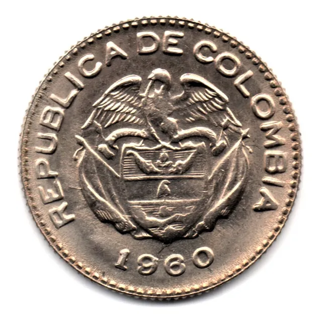 10 Centavos 1960 Cacique Calarcá Nueva