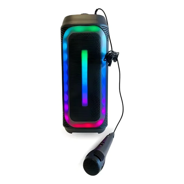 Parlante Portátil Inalámbrico 8 Pulgadas Mti Bluetooth Color Negro
