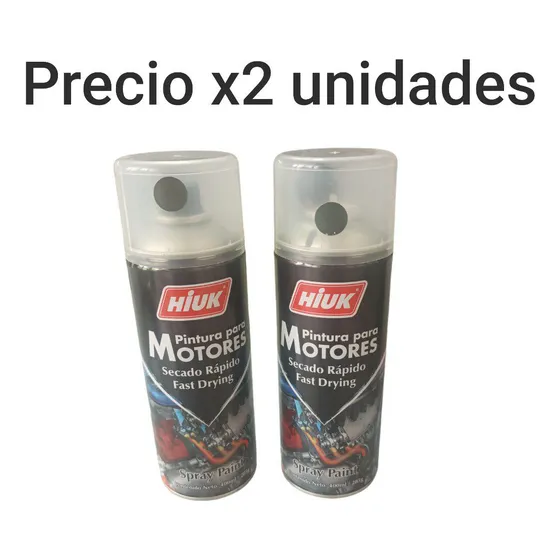 Pintura Spray Hiuk  Alta Temperatura Gris Ford