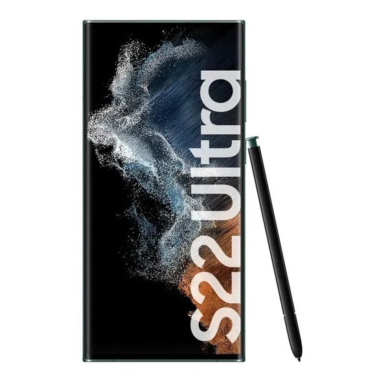 Samsung Galaxy S22 Ultra Snapdragon 5G Dual SIM 256 GB green 12 GB RAM - Excelente (Reacondicionado)