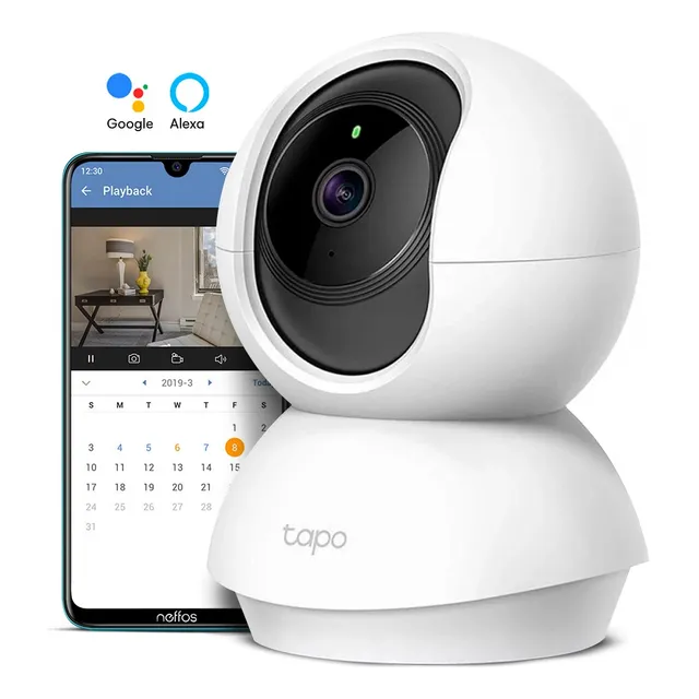 TP-Link Tapo C210 Cámara de seguridad Wifi 2k 3mp 360° PT Color Blanco