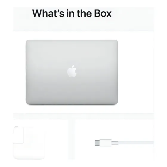 Apple MacBook Air (13 polegadas, 2020, Chip M1, 256 GB de SSD) - Prata