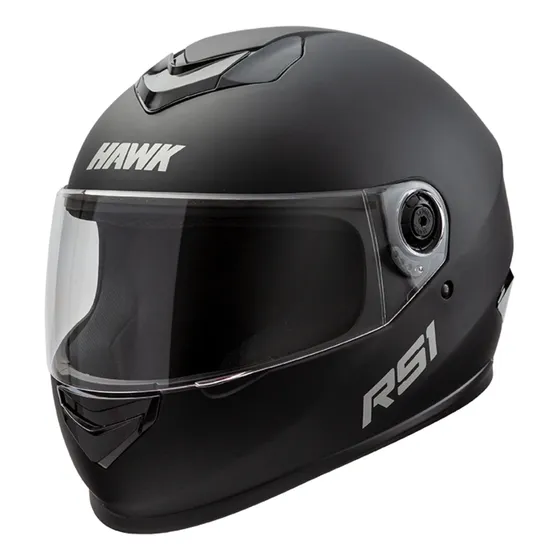 Casco Integral Para Moto Hawk Rs1 Negro