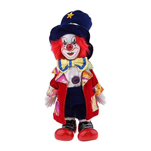 Figura Del Payaso Muñeca Adornos Casa Mesa Mesa De M6410
