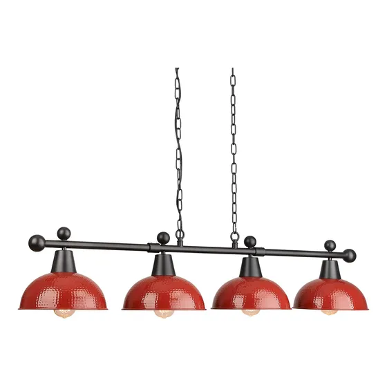Femila Luz Billar 48  Mesa Piscina Negra Para 7 Pie 8 4 Rojo