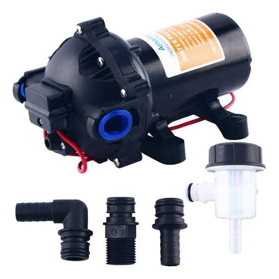 Amarine Made Bomba De Diafragma De Presión De Agua De 12 V 1