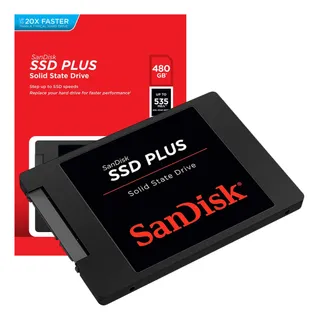 Ssd Sandisk 480gb Plus Sata 3.0 Interno Original 3 Anos Garantia Ssd Sandisk 480gb Plus Sata 3.0 Interno Original 3 Anos Garantia