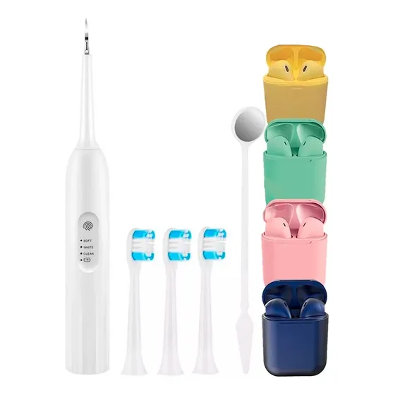 Limpiador Dental De Sarro Portátil Hyd-1 C/accesorios + Auri