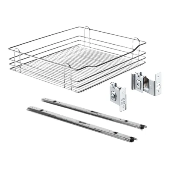 Cesta Extraible Para Mueble De Cocina Porta Olla 60cms
