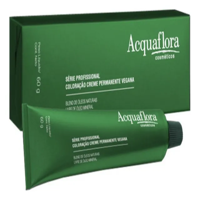 Acquaflora Coloração Creme Permanente Vegana Profissional60g
