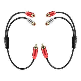 Cabo De Áudio Jsadzkj Rca A 2 Rca Y Splitter 1 Rca Macho A 2 Cabo De Áudio Jsadzkj Rca A 2 Rca Y Splitter 1 Rca Macho A 2