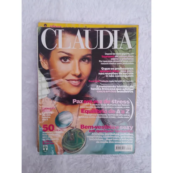 Revista Claudia Antiga, Ed 521 C A Modelo Deborah Secco