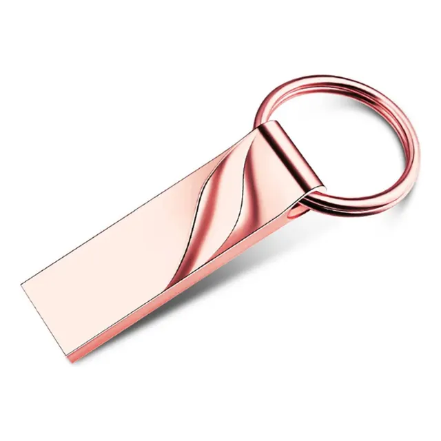 Usb 128 Gb Memoria Con Diseño Metálico Rosa 3.1 Uso Rudo