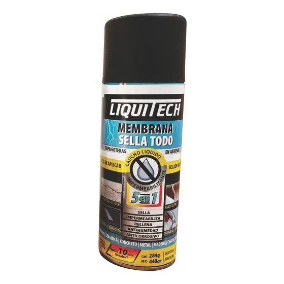 Membrana Sella Grietas Fisuras Gotera En Aerosol Liquitech