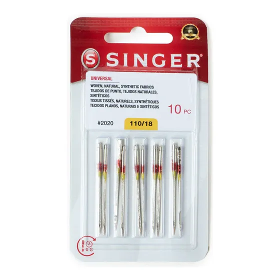 Agujas Singer 2020 Para Maquina Familiar Recta X Paquete Color Número 14