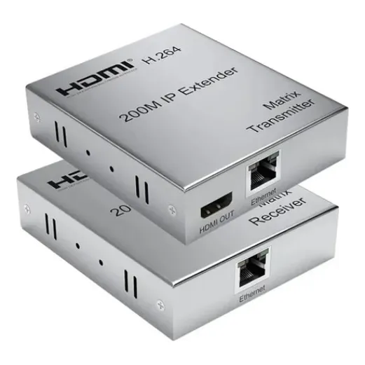 Hdmi Extender Rj45 Extensión 200m Ip 1080p