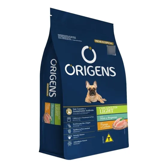 Ração Origens Light Adultos Frango Cereais 10.1 Kg