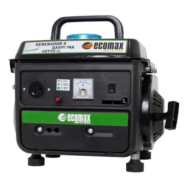 Planta Eléctrica Portátil Gasolina Ecomax De 900 W