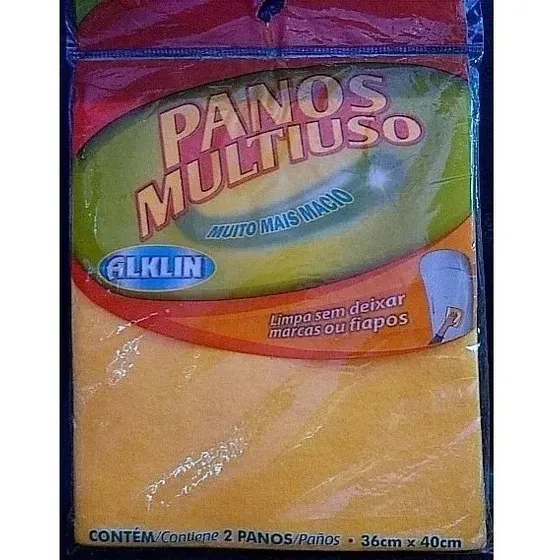 Set 2 Paños Multiuso Amarillo Alklin It. 0934 Xavi