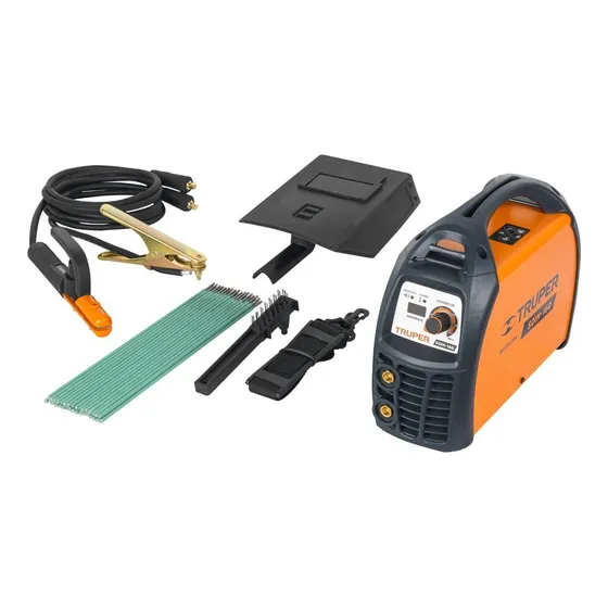 Maquina Soldadora Inversora 160a 220v Truper 13694 Color Naranja/Negro Frecuencia 50 Hz/60 Hz SOIN-160