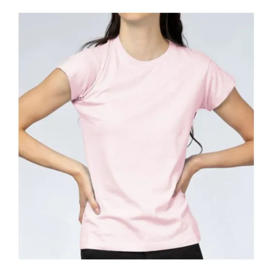 Franelas Unicolor Mujer Algodón Básica