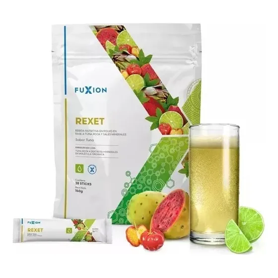 Fuxion Rexet (desintoxica El Hígado) X 28 Sobres X 140 Gr.