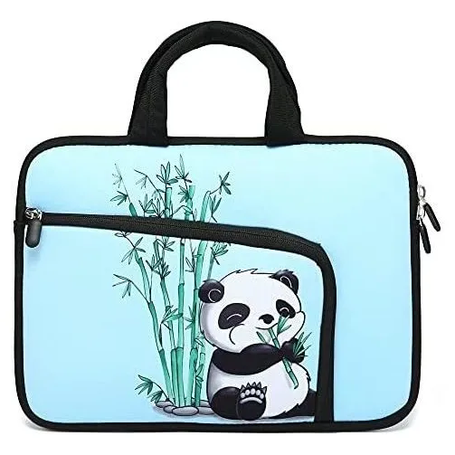 Funda Happylive Para Laptop De 14-15.6'' Oso Panda -celeste