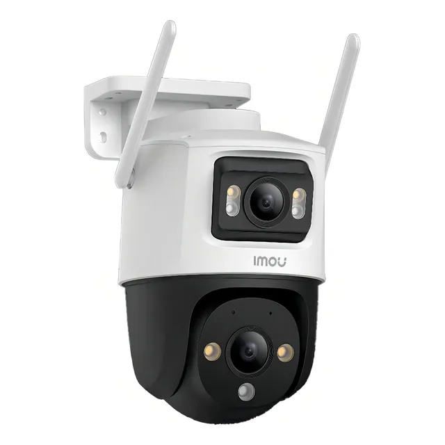 Imou Cámara De Seguridad Cruiser 8mp Ipc-s7xn-8m0wed Doble Lente Video A Color 24/7 Imou Sense Alta Definición Máxima Protección Ip66 Audio Bidireccional Detección De Humanos Notificaciones