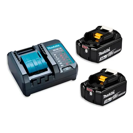Kit Carregador Dc18wc Bivolt C/ 2 Baterias 18v 3.0ah Bl1830b