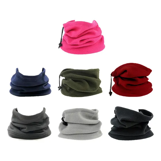Gorro Bufanda Polar Cuello Super Abrigado Y Moderno
