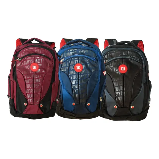 Bolso Mochila Morral Wilson Azul Petróleo