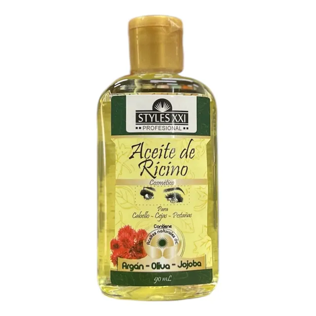 Aceite De Ricino Para Cabello Cejas Y Pestañas