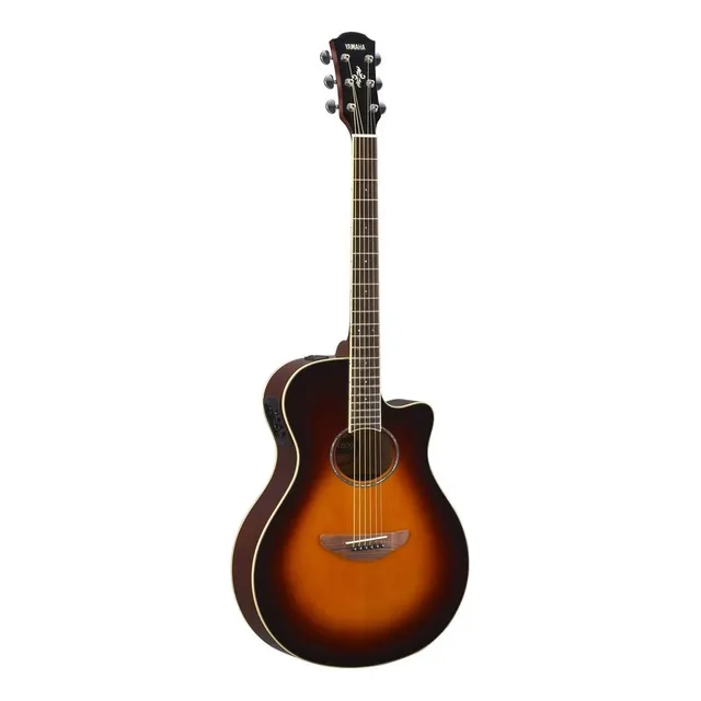 Violão Eletroacústica Yamaha Apx600 Para Destros Old Violin Sunburst Pau-rosa Brilhante
