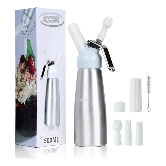 Sifon Dispensador Crema Chantilly Chantillera 500ml Aluminio