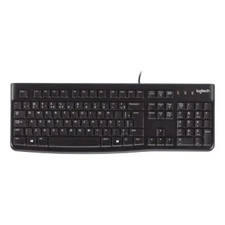Teclado Com Fio Usb Logitech K120 Com Layout Abnt2 Teclado Com Fio Usb Logitech K120 Com Layout Abnt2