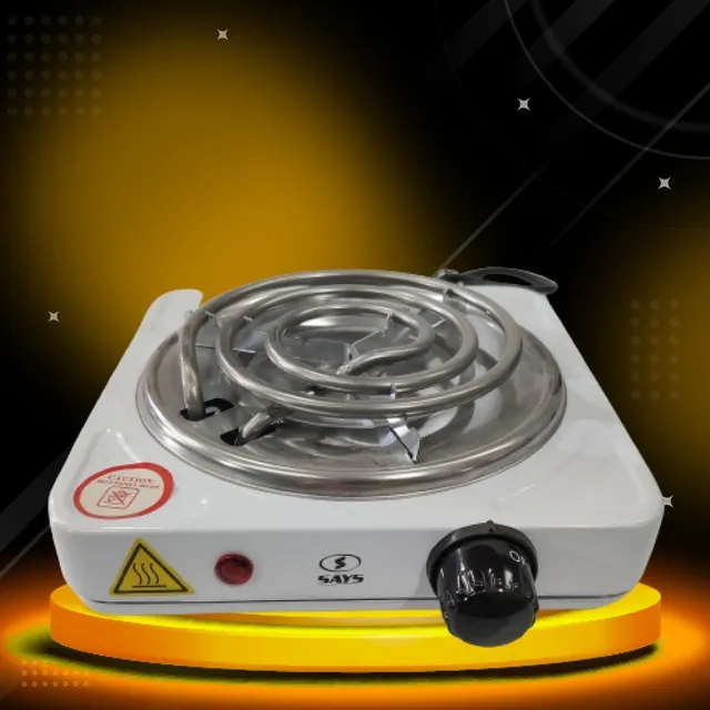 Cocina Electrica 1 Hornilla Blanco Says