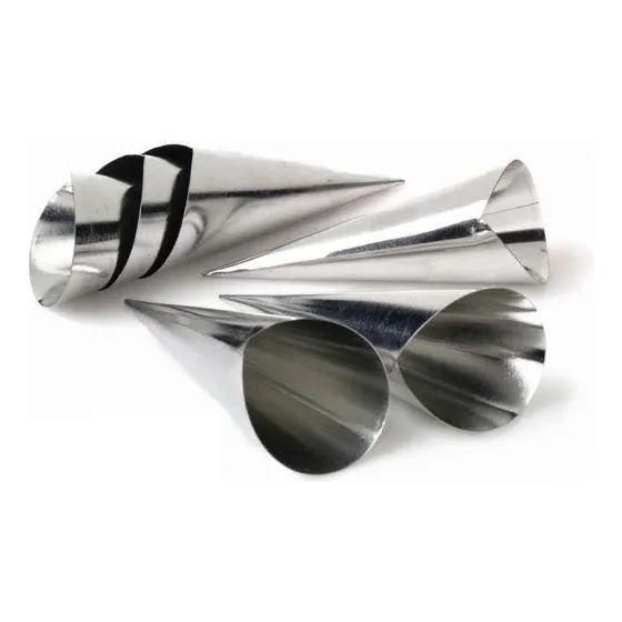 Molde Cono Cachito 6 Moldes Para Cachitos Cannoli Cachos Croissant Pan Danés