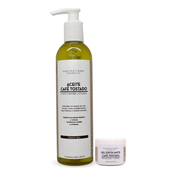 Aceite Corporal Café Tostado 250ml Directo