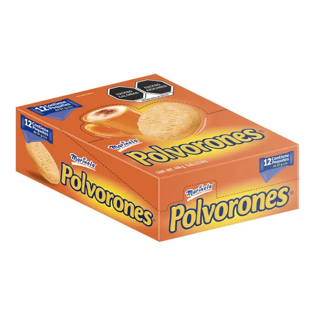 Galletas Polvorones Marinela 12 Paquetes 444g