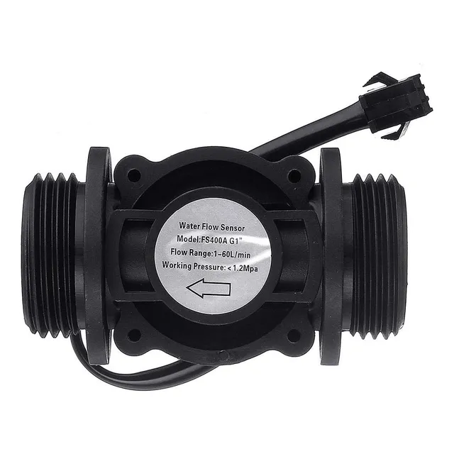Sensor Flujo Agua En 1 Pulgada,temp.80°c-1-60l/min.1.75mpa