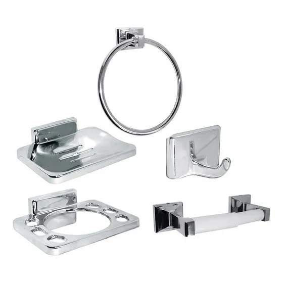 Kit Accesorios Baño Mossini Stretto